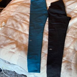 Two Alo leggings size Medium